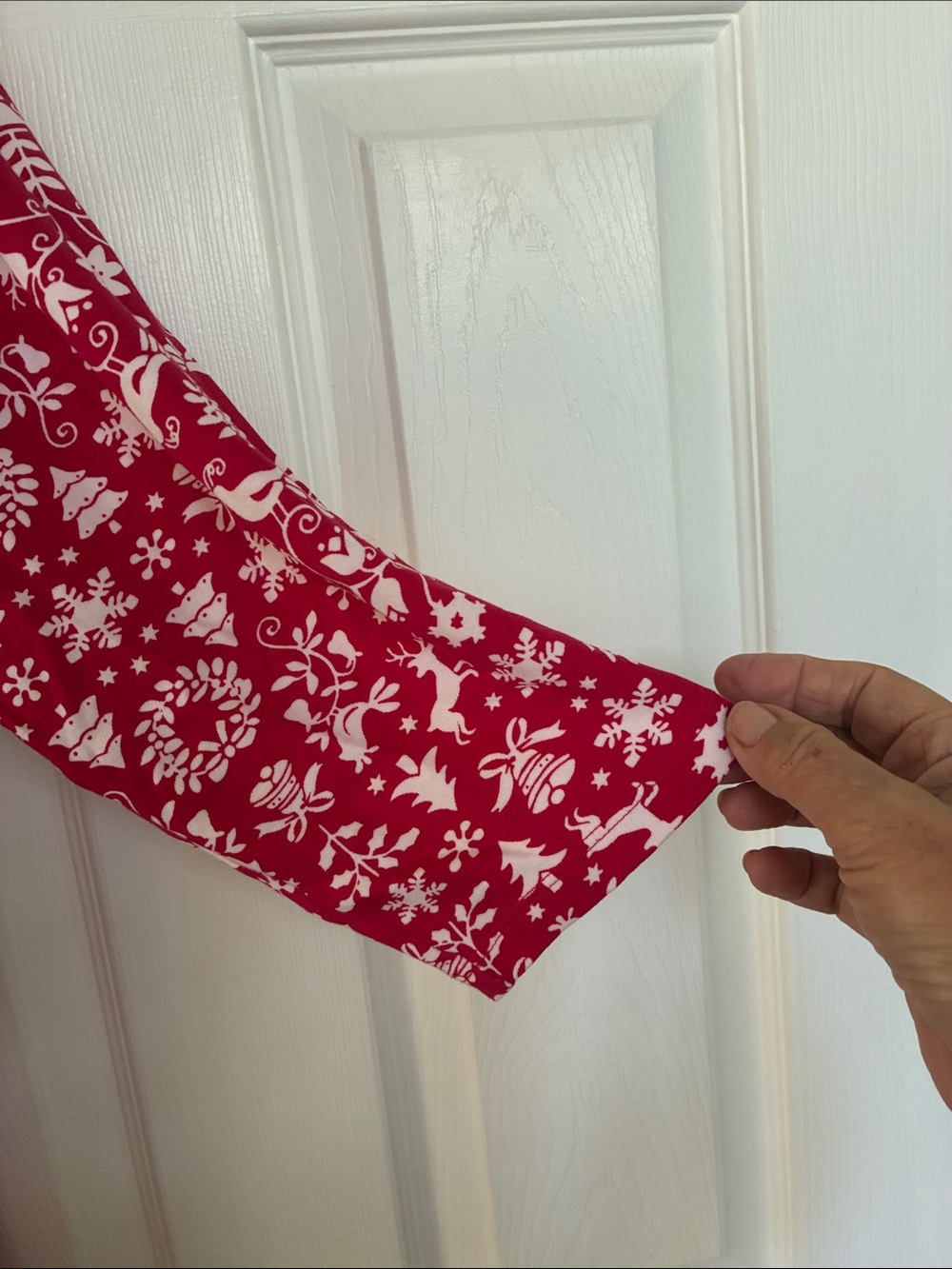 Lands' End Christmas holiday nightgown winter themed print NWOT - Picture 5 of 6